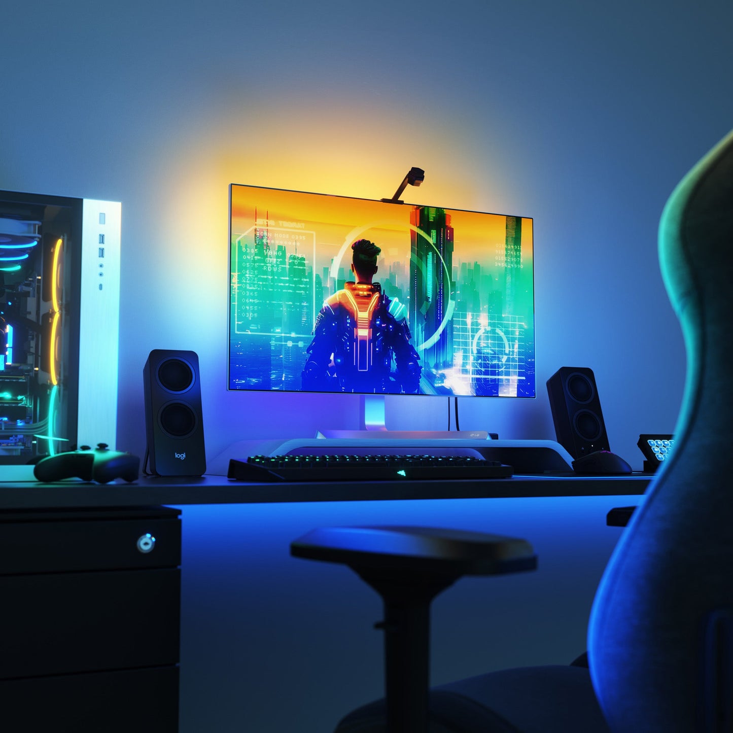 Nanoleaf 4D Screen Mirror + Lightstrip Kit (up to 85")(Length of Strip: 5.2M)