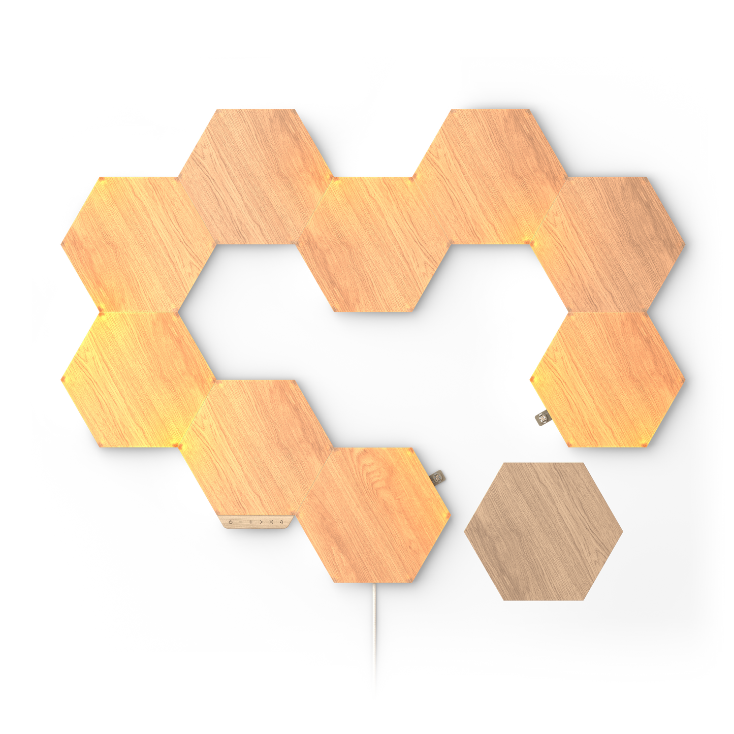 Nanoleaf Elements Wood Look Starter Kit