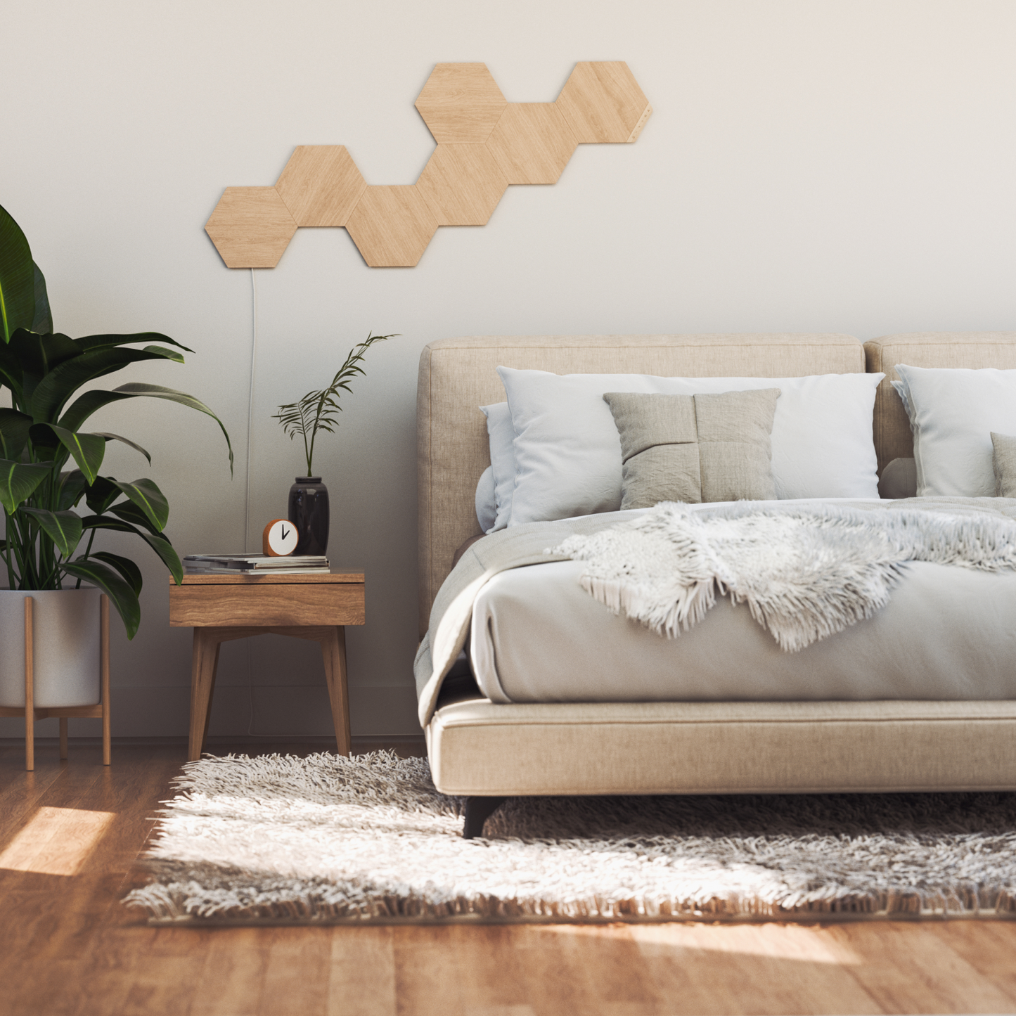 Nanoleaf Elements Wood Look Starter Kit (7 Panels)