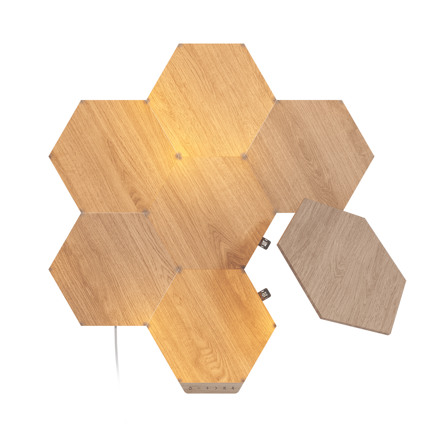 Nanoleaf Elements Wood Look Starter Kit (7 Panels)