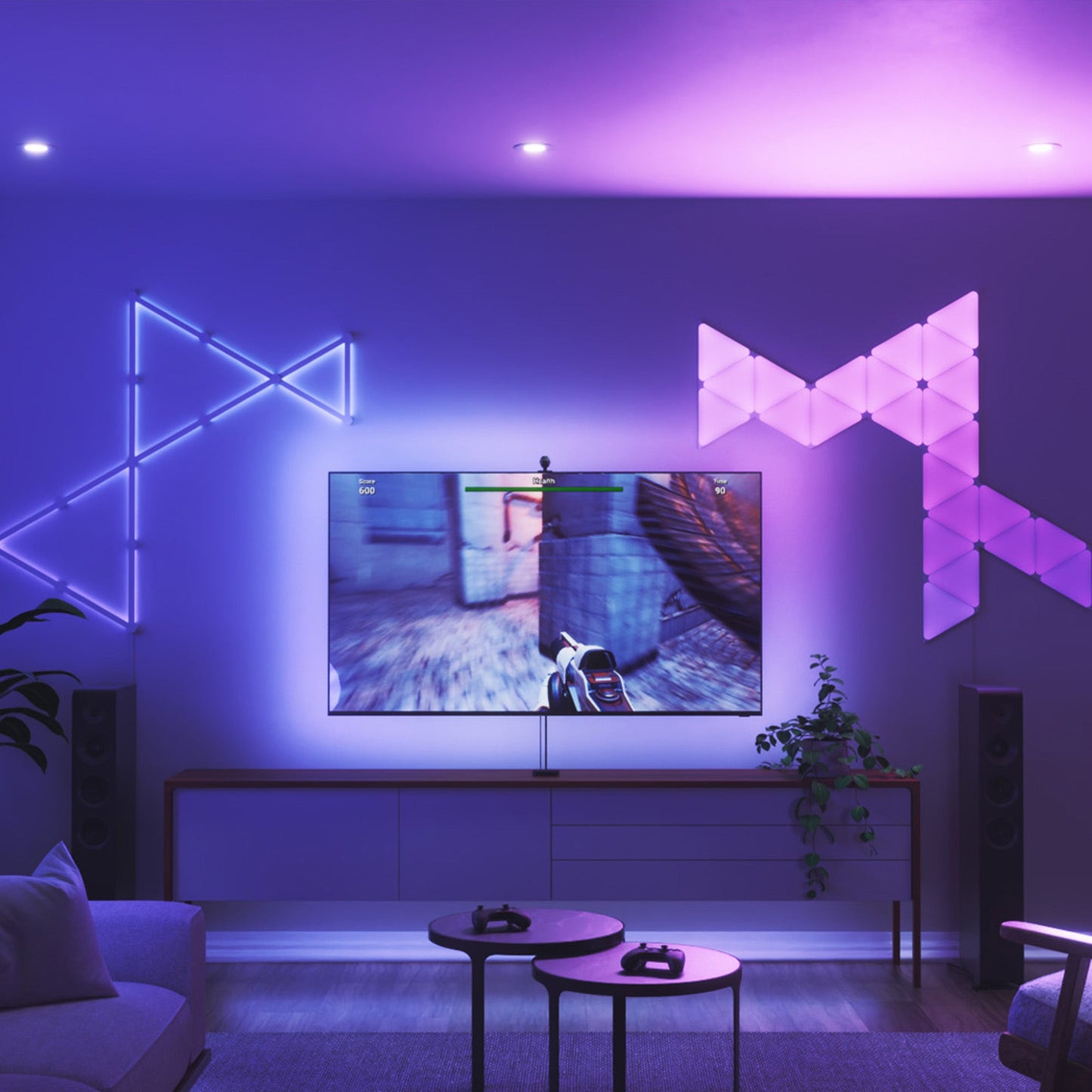 Nanoleaf 4D Screen Mirror + Lightstrip Kit (85")