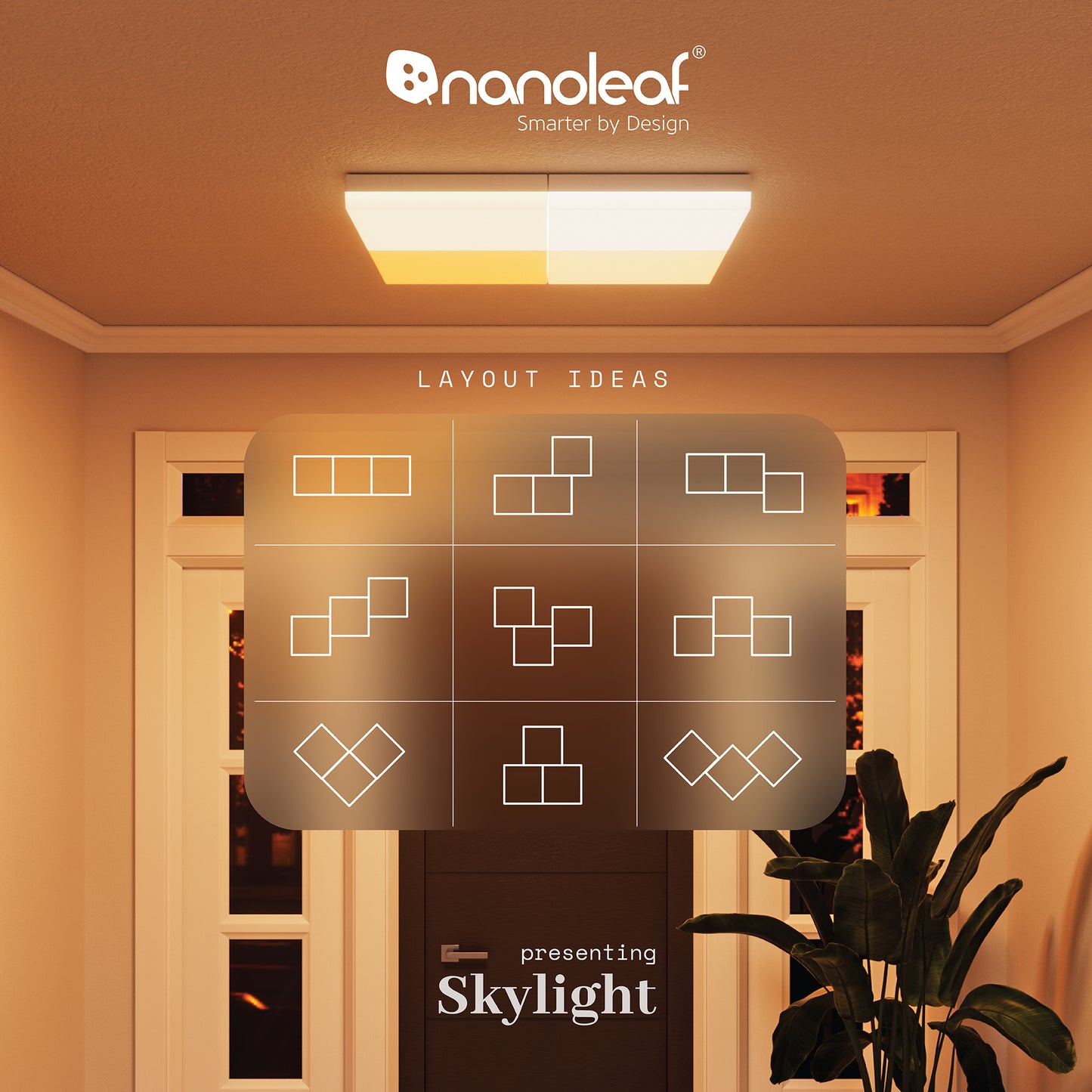 Nanoleaf Skylight Starter Pack (3 Panels)