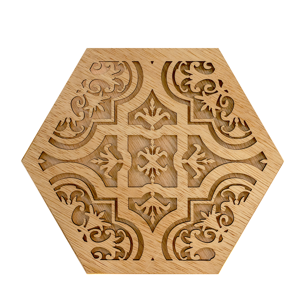 Floral Tile B (Hexagons)