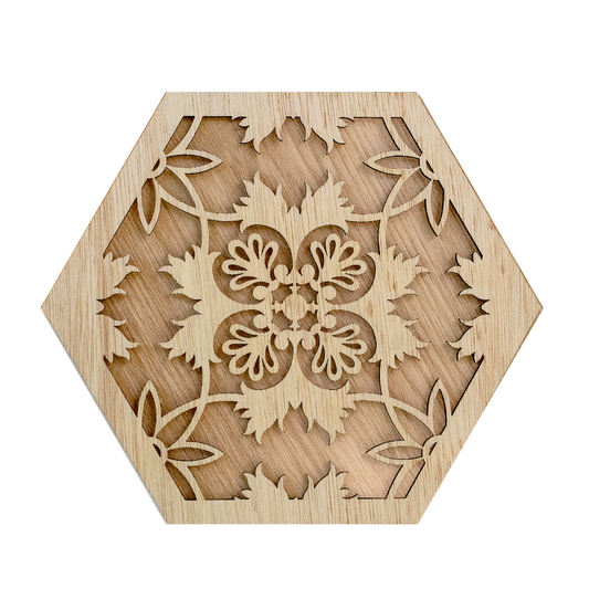 Floral Tile (Hexagons)