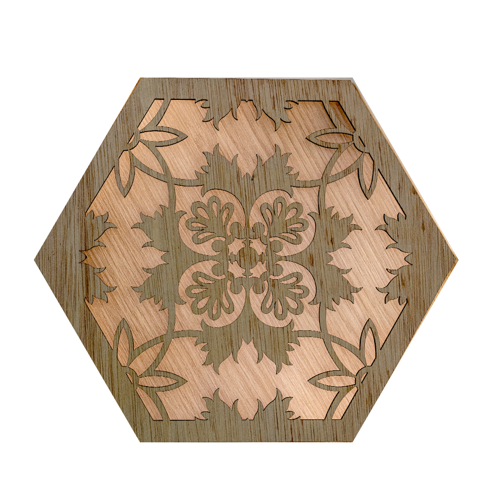 Floral Tile (Hexagons)