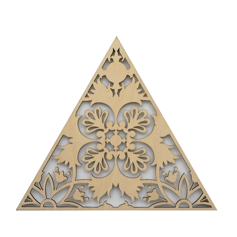 Floral Tile A (Triangles)