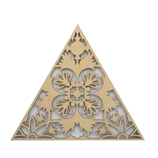 Floral Tile A (Triangles)