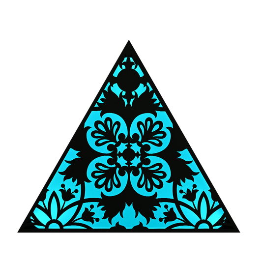 Floral Tile A (Triangles)