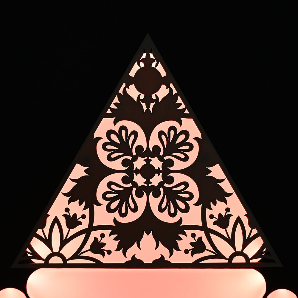 Floral Tile A (Triangles)