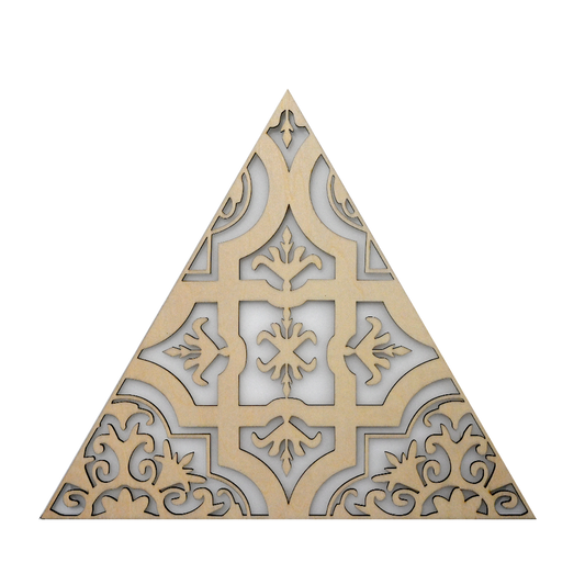 Floral Tile (Triangles)