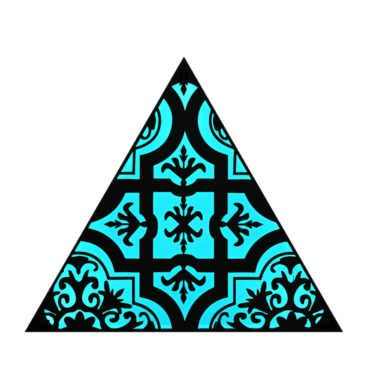 Floral Tile B (Triangles)