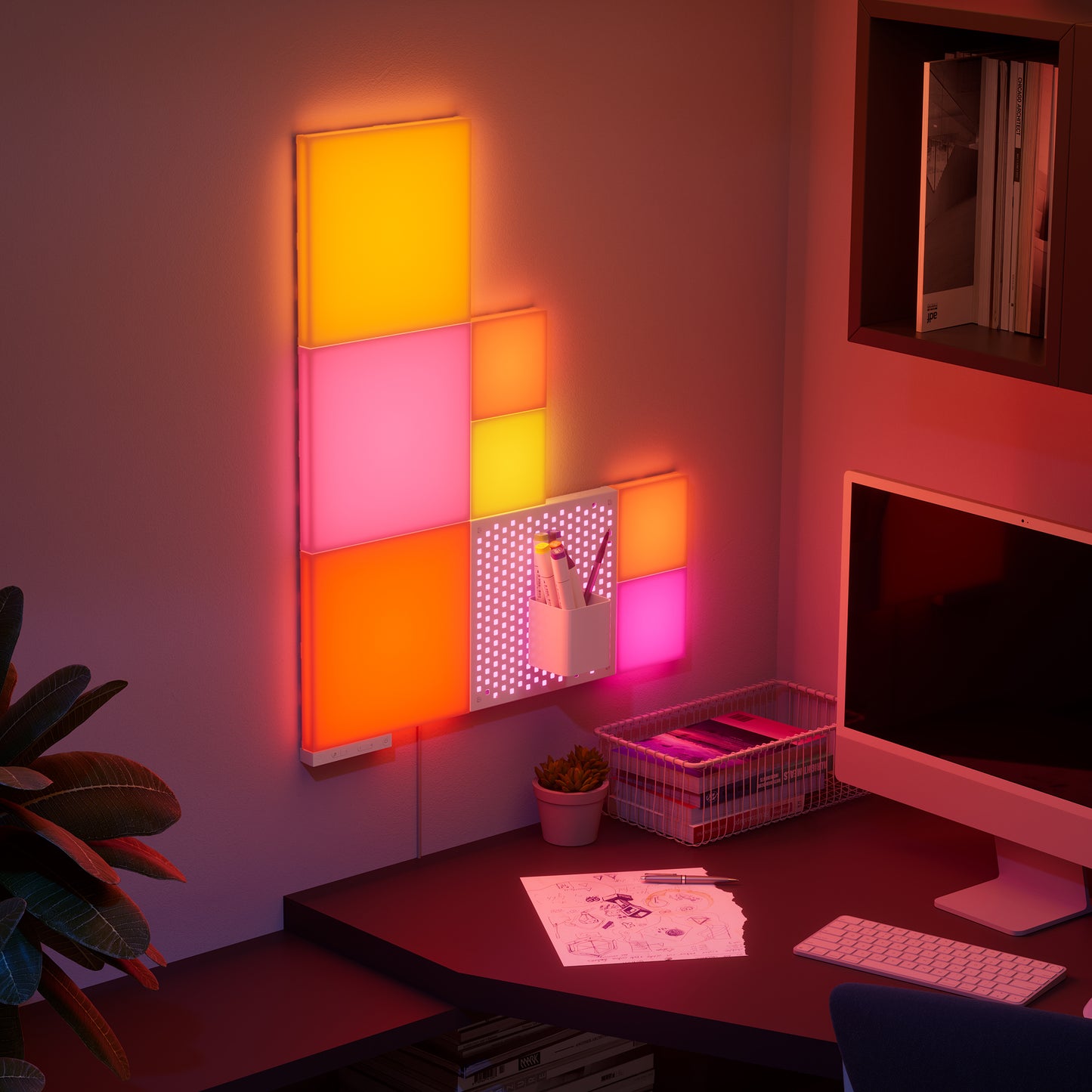 Nanoleaf Blocks Small Squares Add-On Kit (4 Panels)