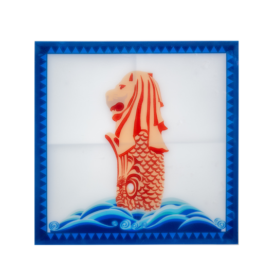 Merlion (Square Sticker)