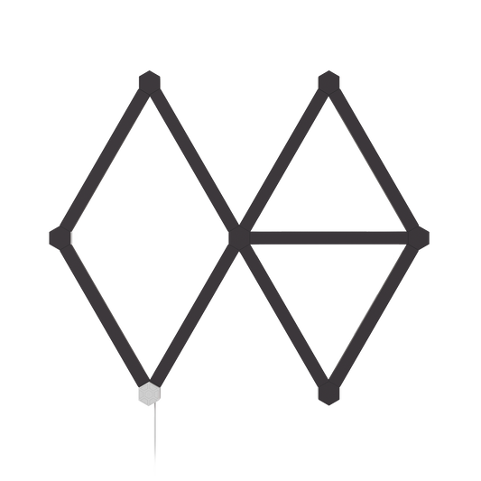 Nanoleaf Lines Skins Matte Black (9 Pieces)