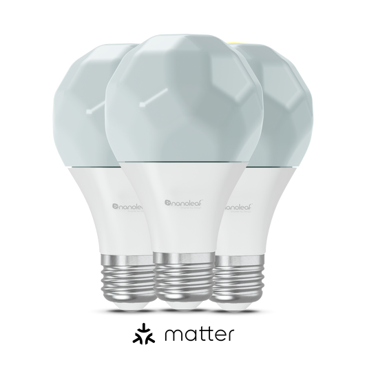 Nanoleaf Matter E27 Smart Bulbs (Bundle of 3)