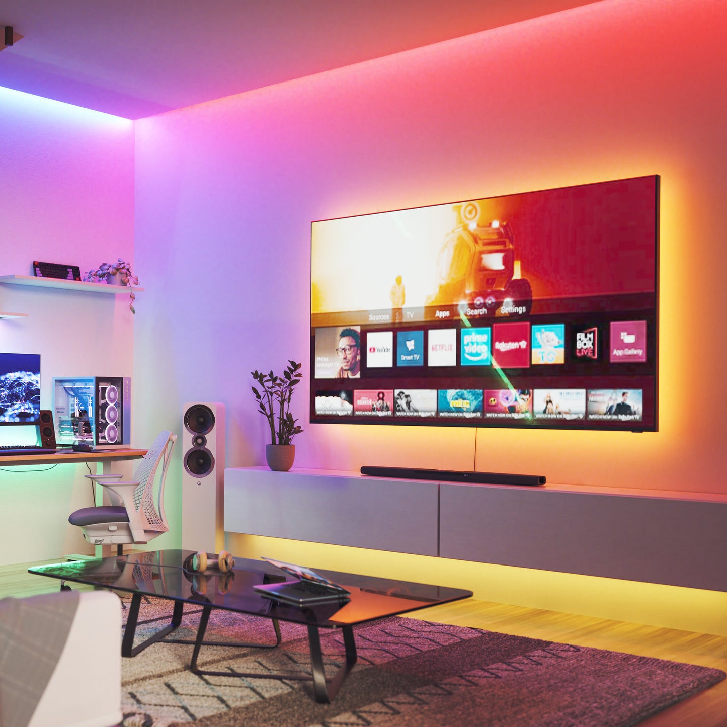 Nanoleaf Matter Smart Multicolour HD Lightstrip 16.4ft (5m)