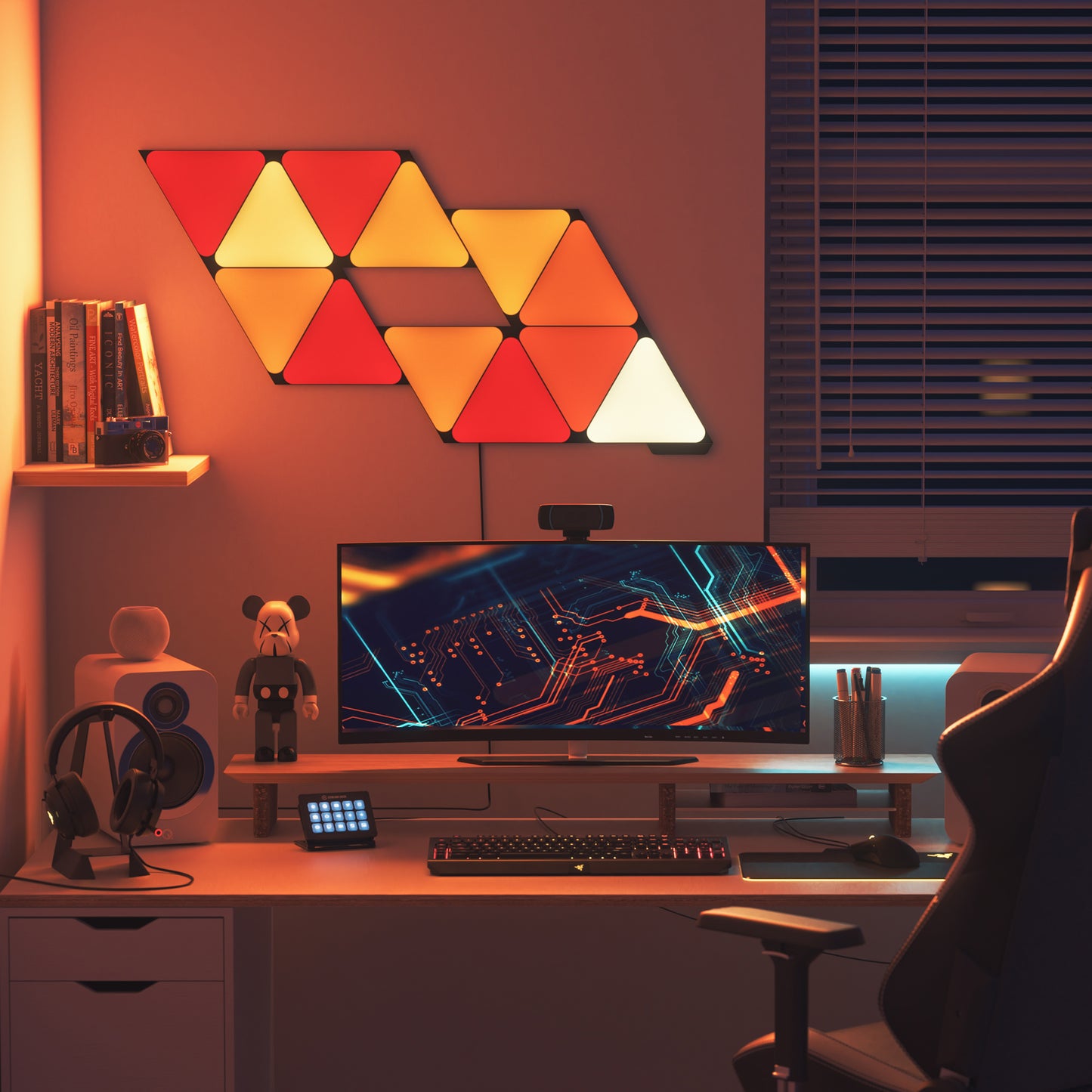 Nanoleaf Shapes Ultra Black Triangles Expansion (3 Panels)