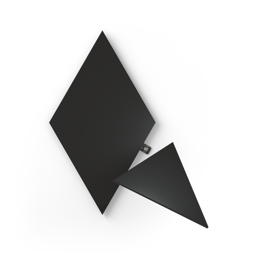 Nanoleaf Shapes Ultra Black Triangles Expansion (3 Panels)