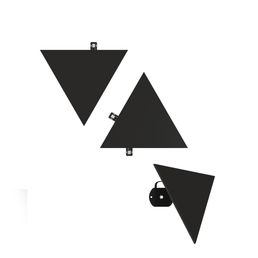 Nanoleaf Shapes Ultra Black Triangles Expansion (3 Panels)