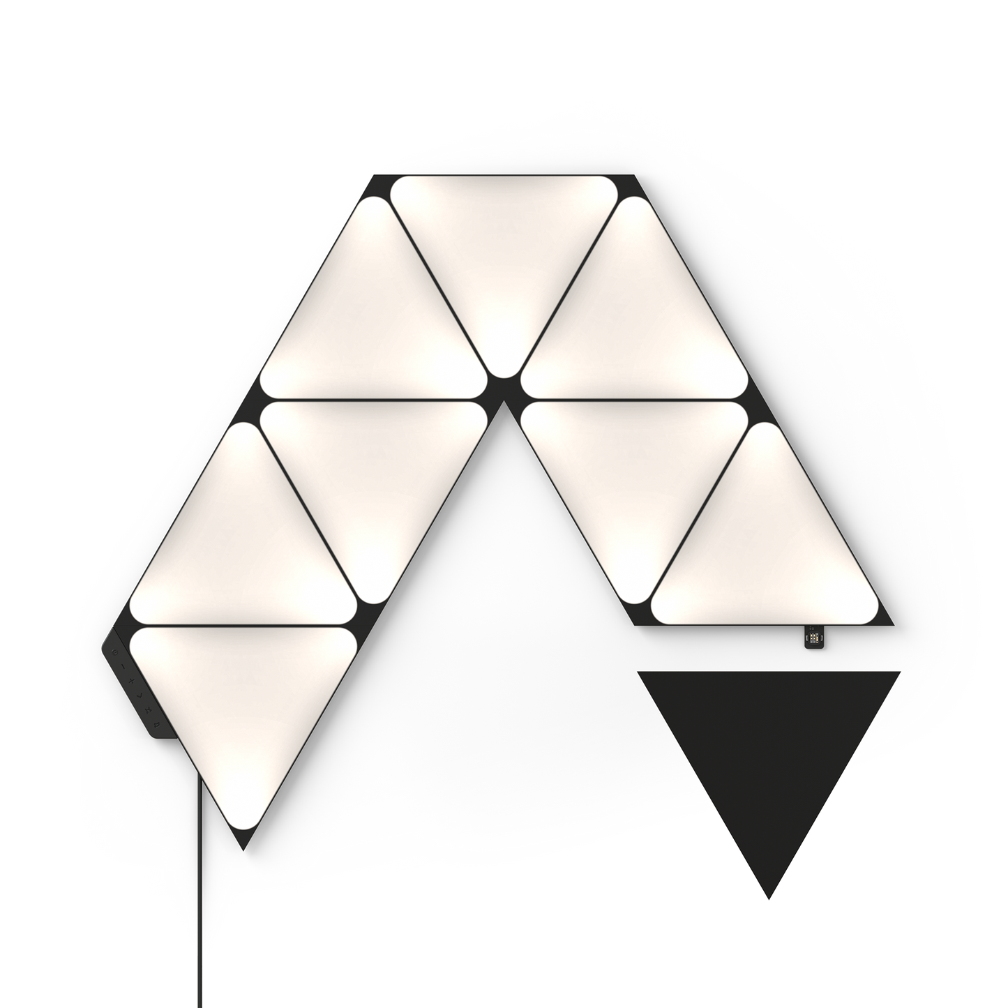 Nanoleaf Shapes Ultra Black Triangles Starter Kit (9 Panels)