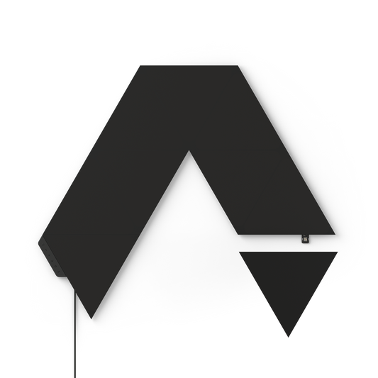 Nanoleaf Shapes Ultra Black Triangles Starter Kit (9 Panels)