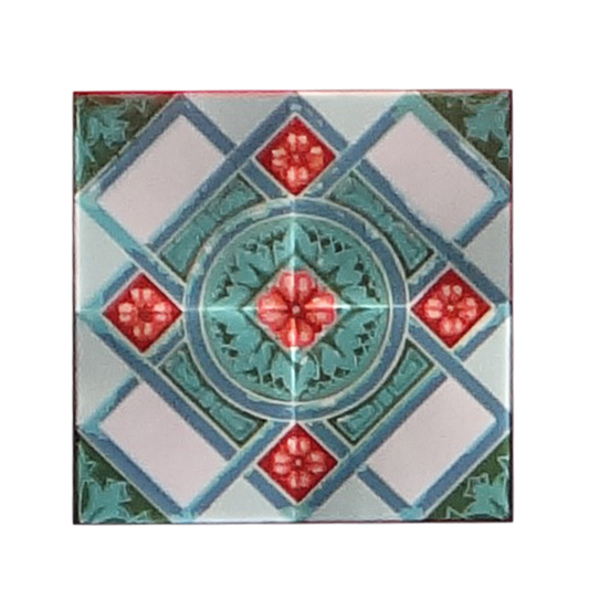 Peranakan: Red Clover Tile