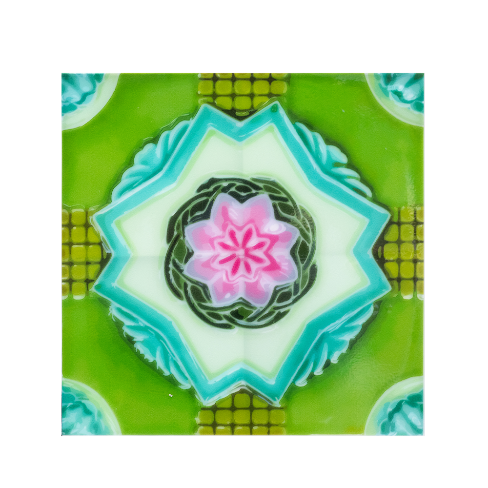 Peranakan: Sakura Lily Tile Sticker