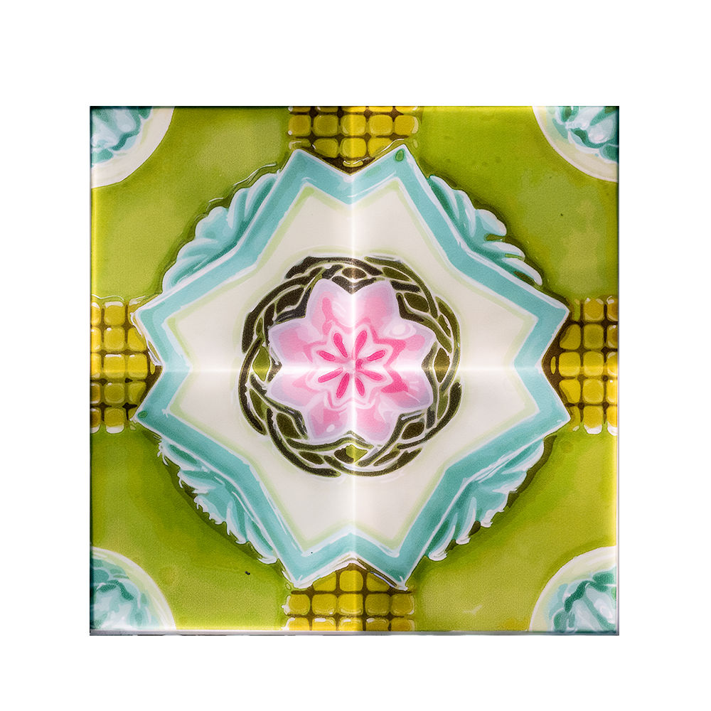 Peranakan: Sakura Lily Tile Sticker
