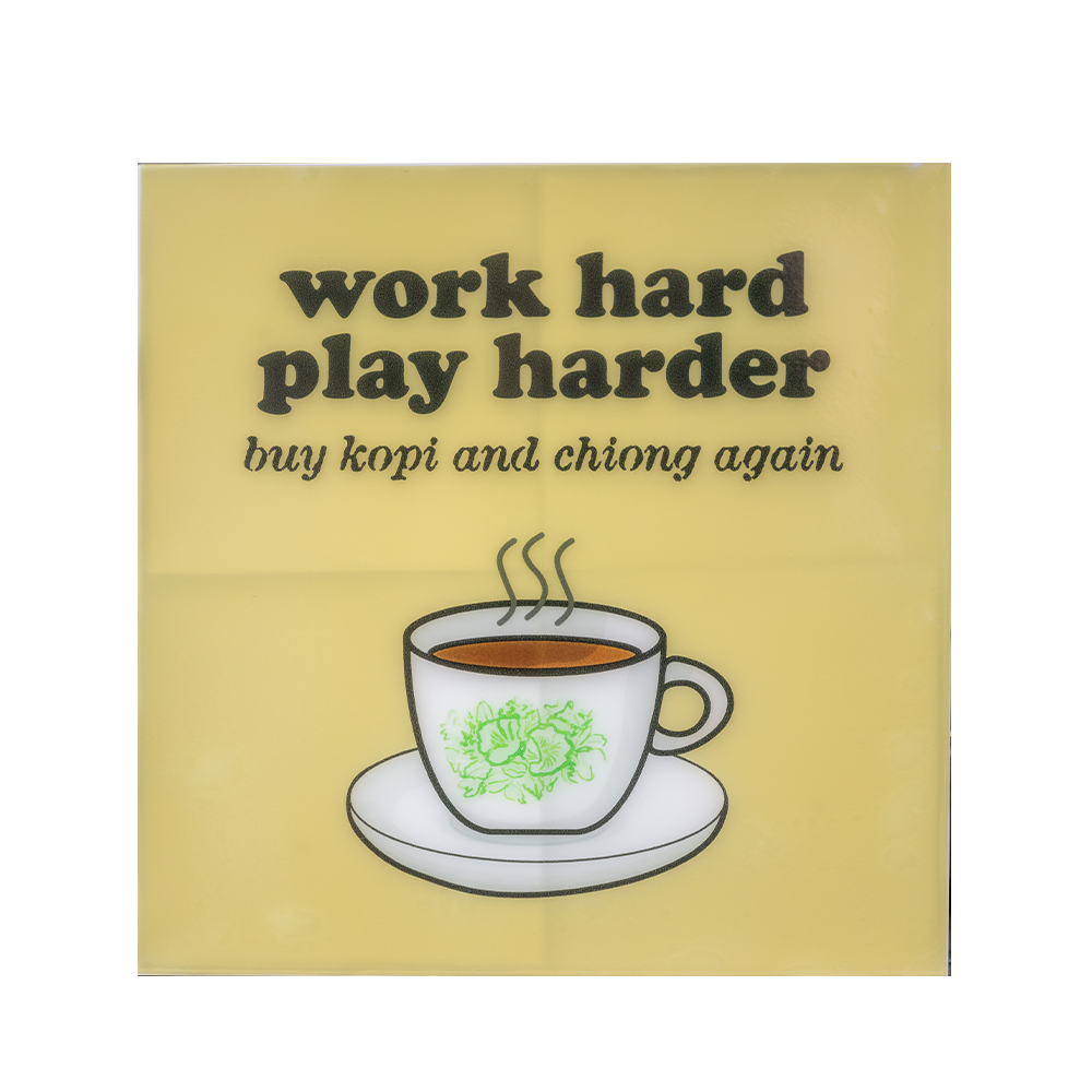 But First, Kopi (Square Sticker)