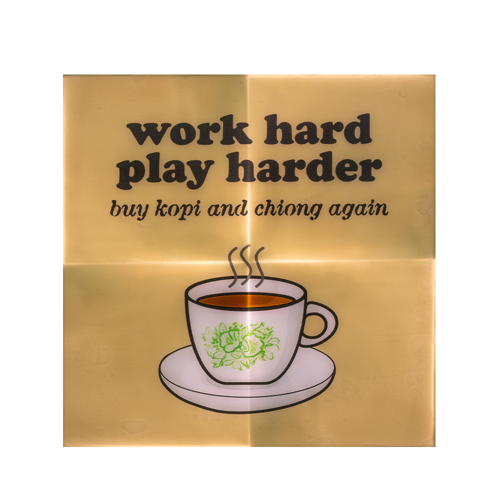But First, Kopi (Square Sticker)
