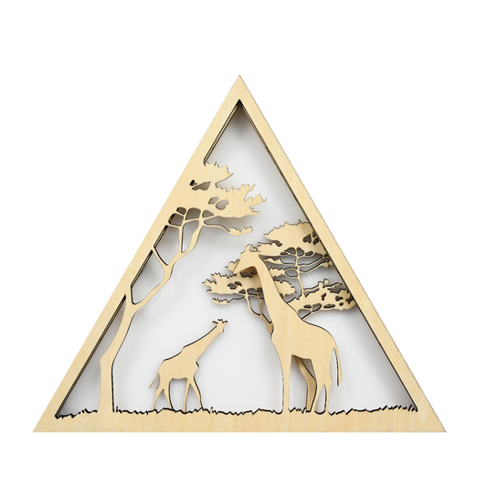 The Giraffes in Safari