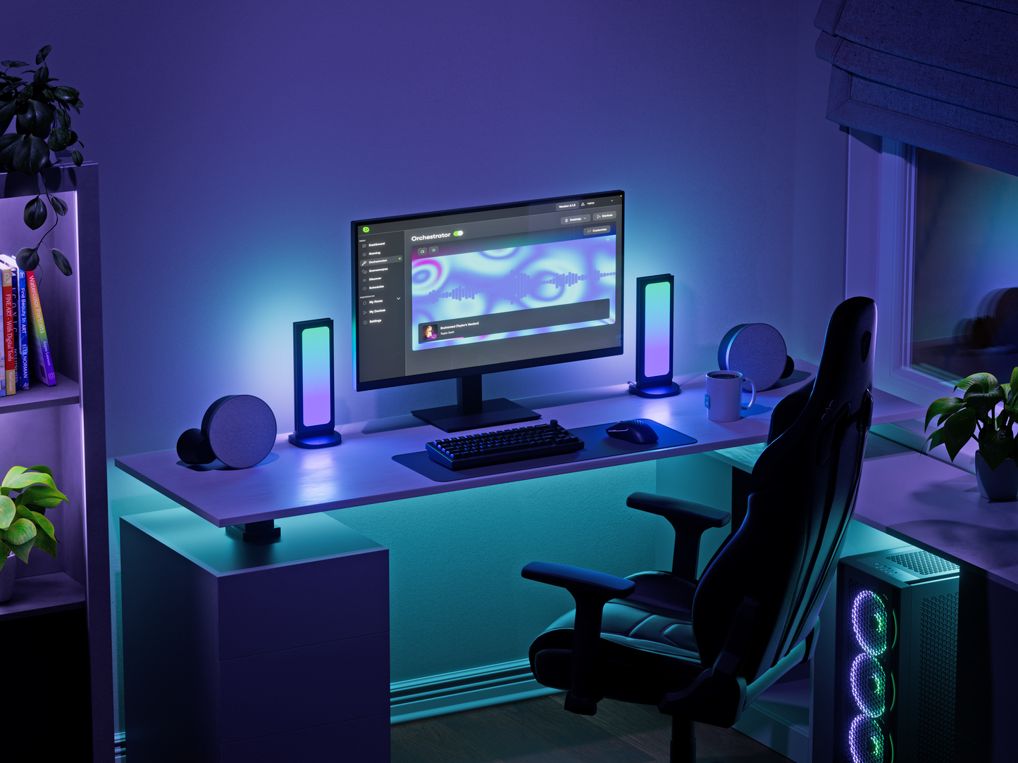 Nanoleaf Pegboard Desk Dock