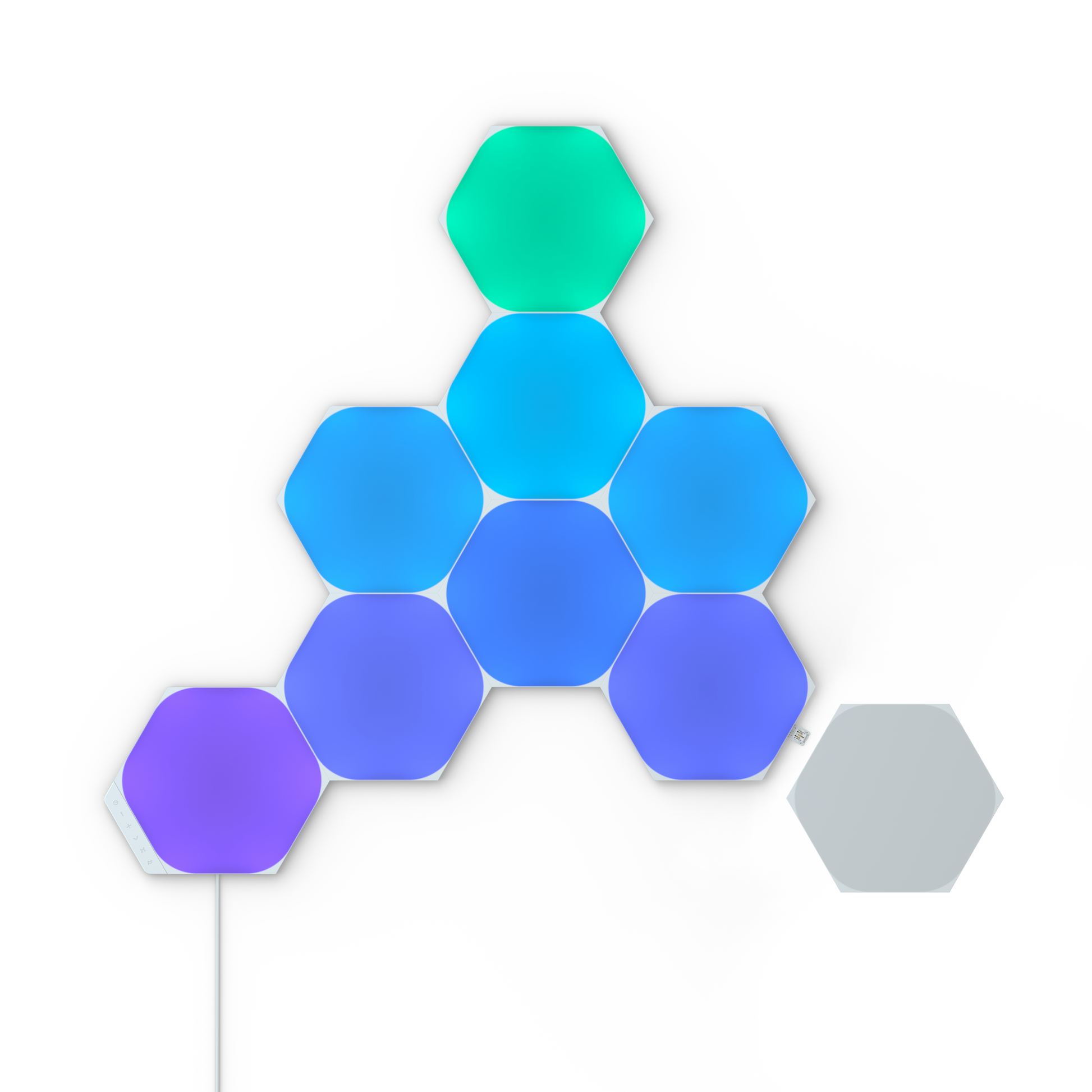 Nanoleaf Shapes Hexagon Starter Kit – Aurazoe Nanoleaf Shapes Hexagon Starter Kit – Aurazoe