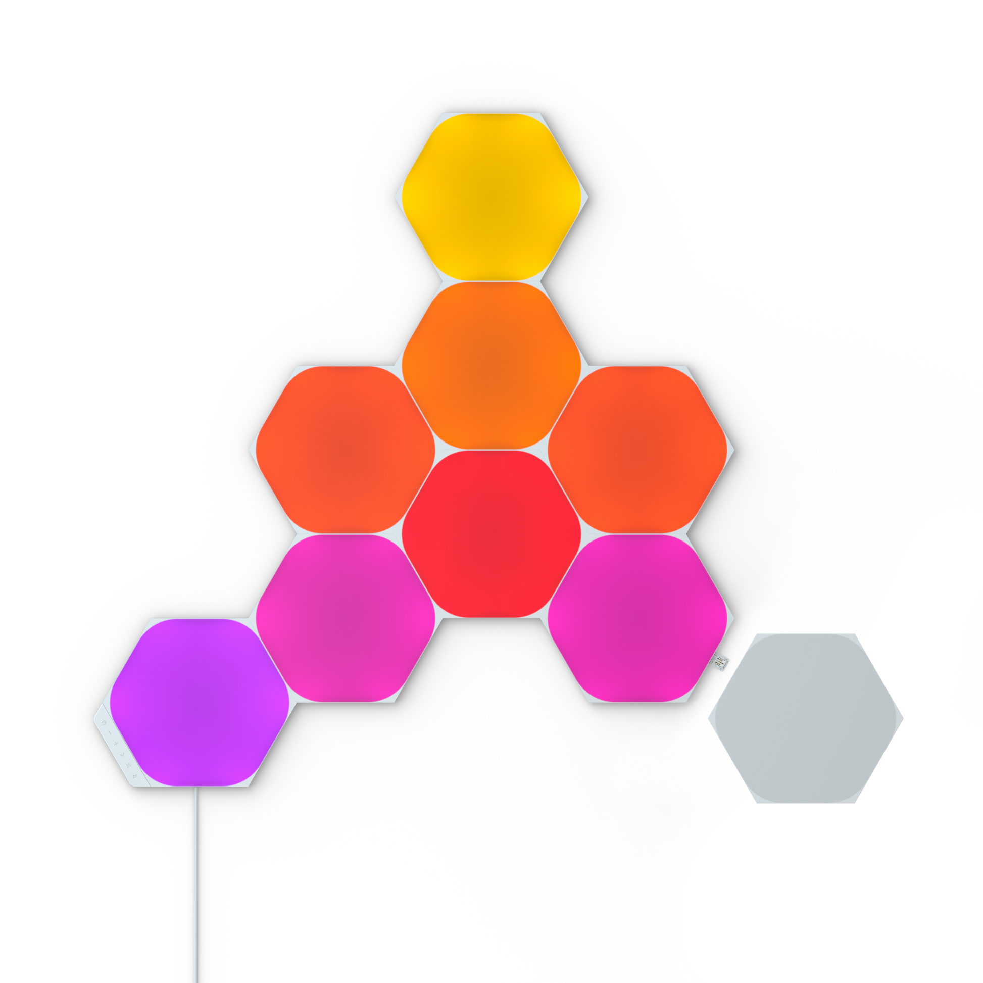 Nanoleaf Shapes Hexagon Starter Kit – Aurazoe Nanoleaf Shapes Hexagon Starter Kit – Aurazoe