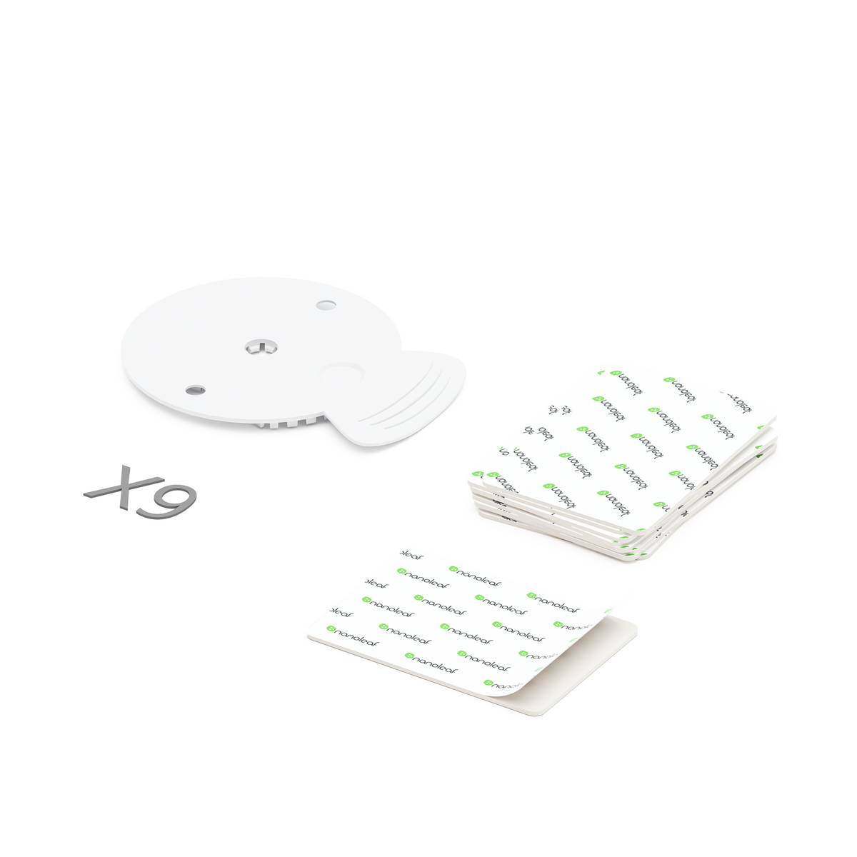 Shapes Mounting plate+tape 9x
