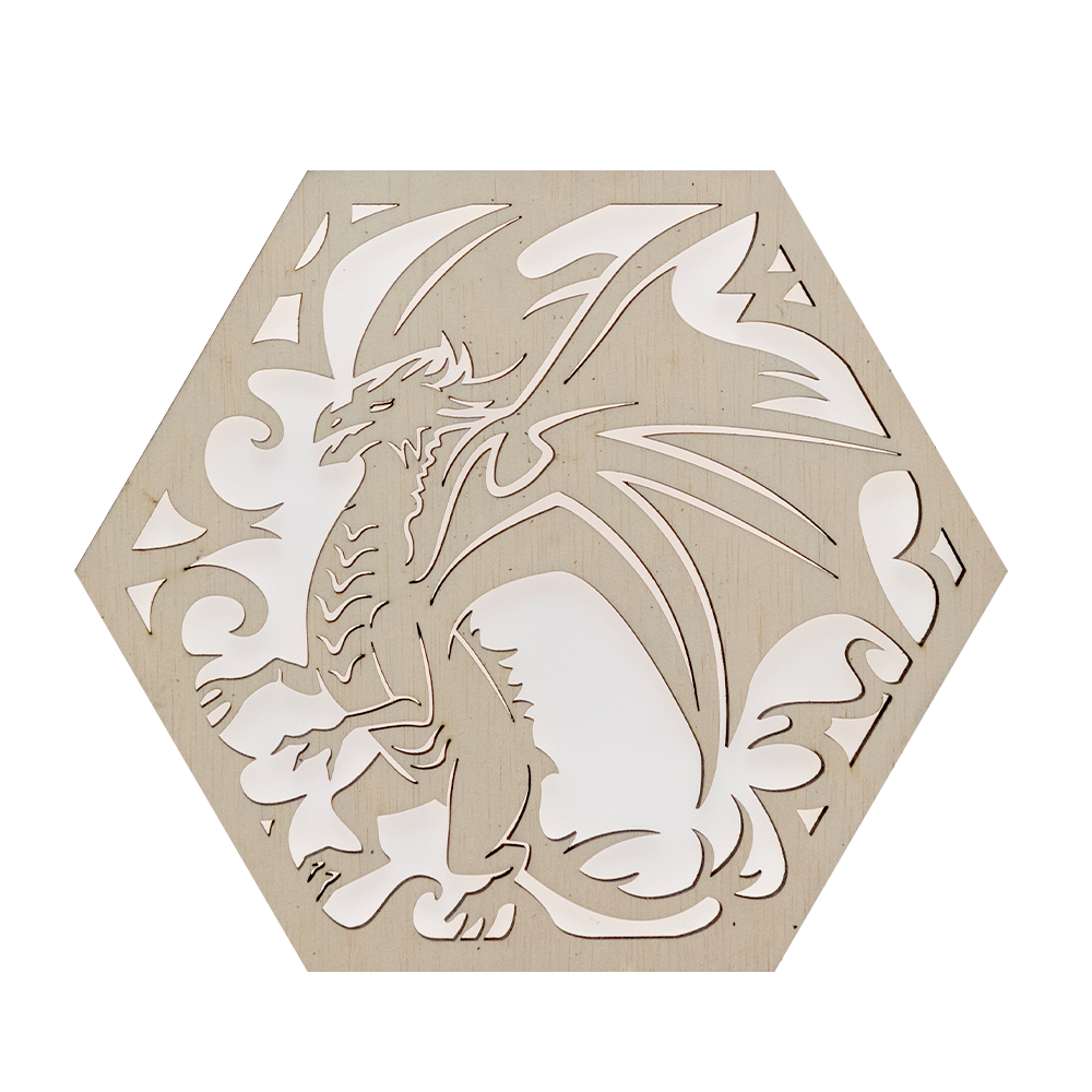 Mythical Creatures: Dragons (III) (Hexagons)