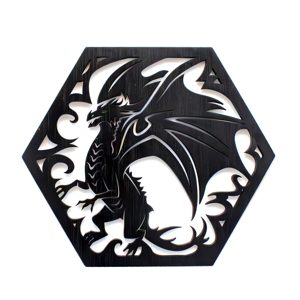 Mythical Creatures: Dragons (III) (Hexagons)