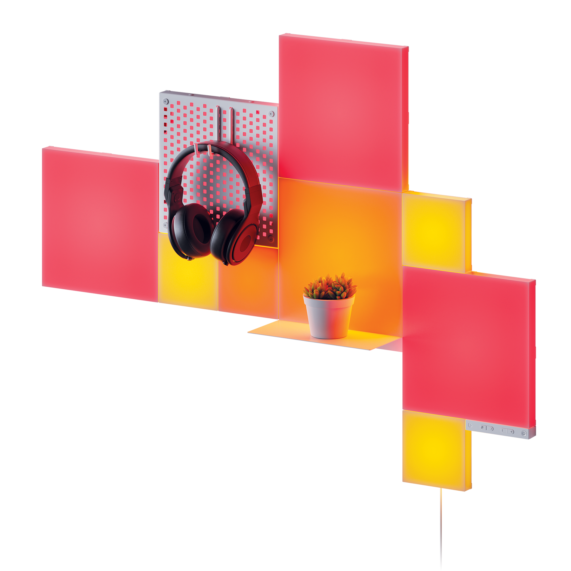Nanoleaf Blocks Combo XL Smarter Kit – Aurazoe Nanoleaf Blocks Combo XL Smarter Kit – Aurazoe