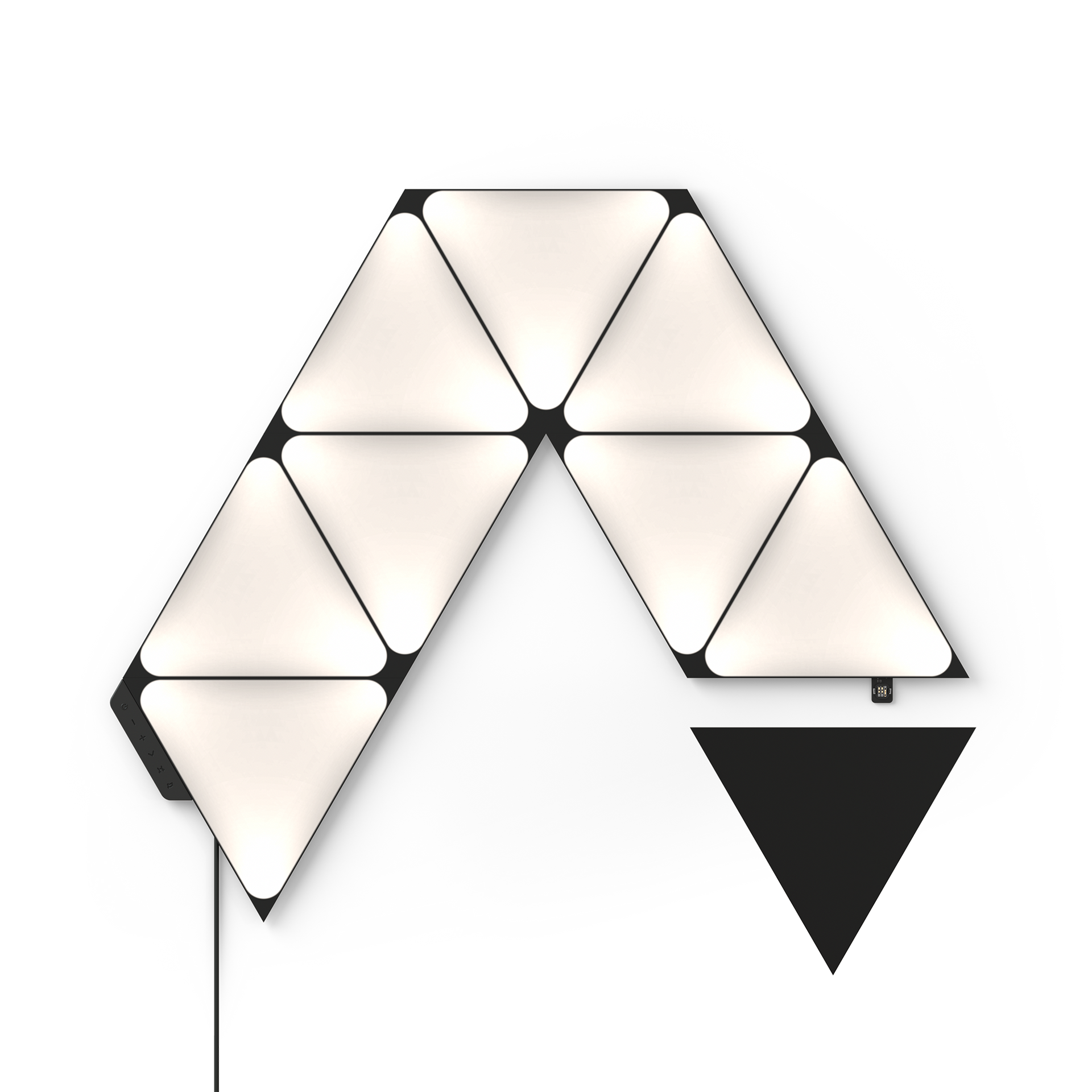 Nanoleaf Shapes Ultra Black Triangles Starter Kit (9 Panels) – Aurazoe