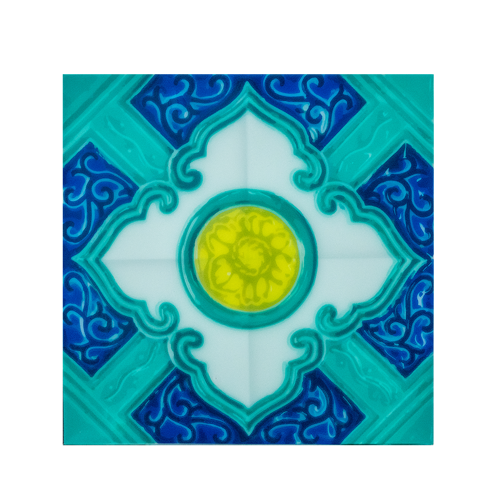 Peony Tile (Squares)