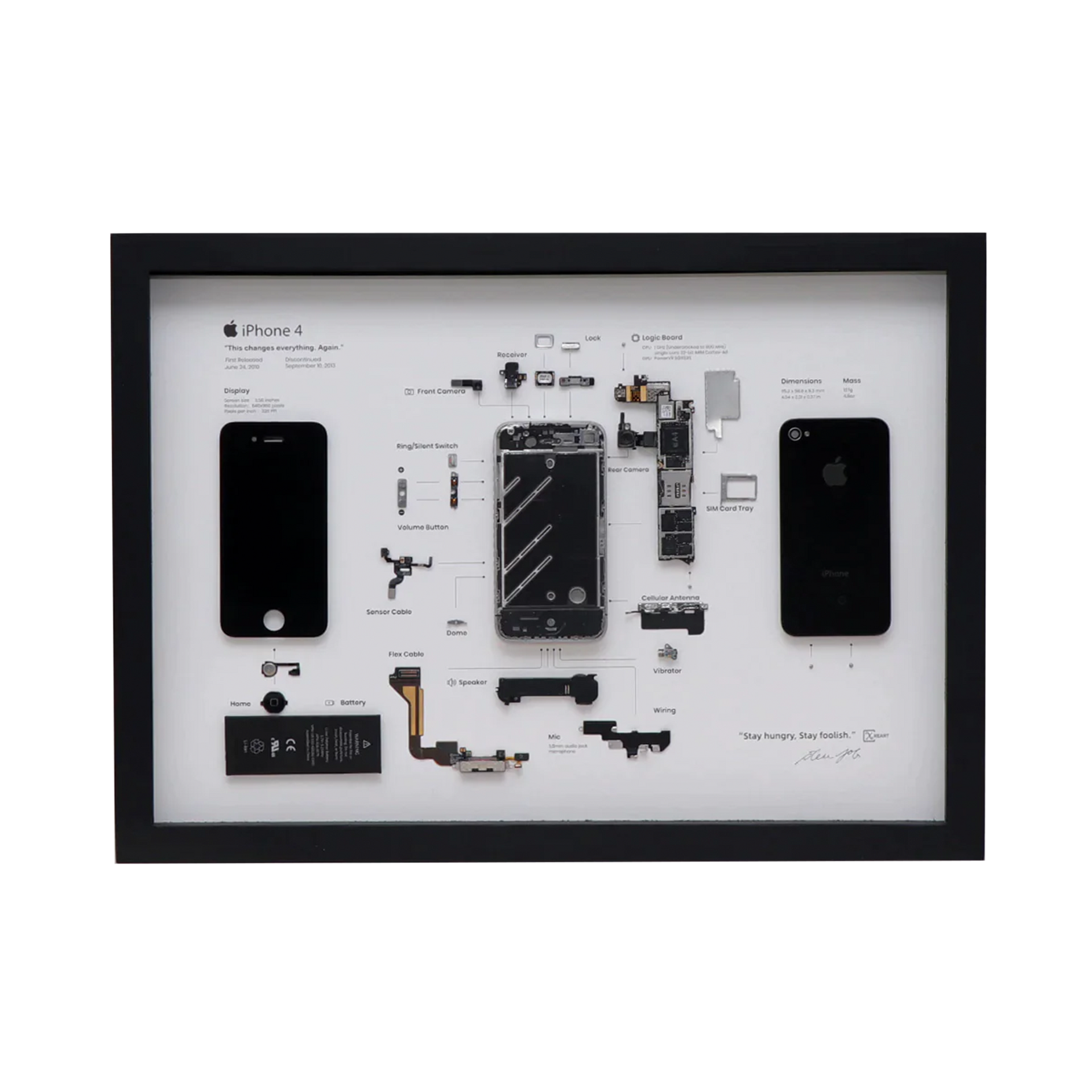 iPhone X④ Hartowane szkło ochronne wyświetlacza Quad Lock - iPhone 11