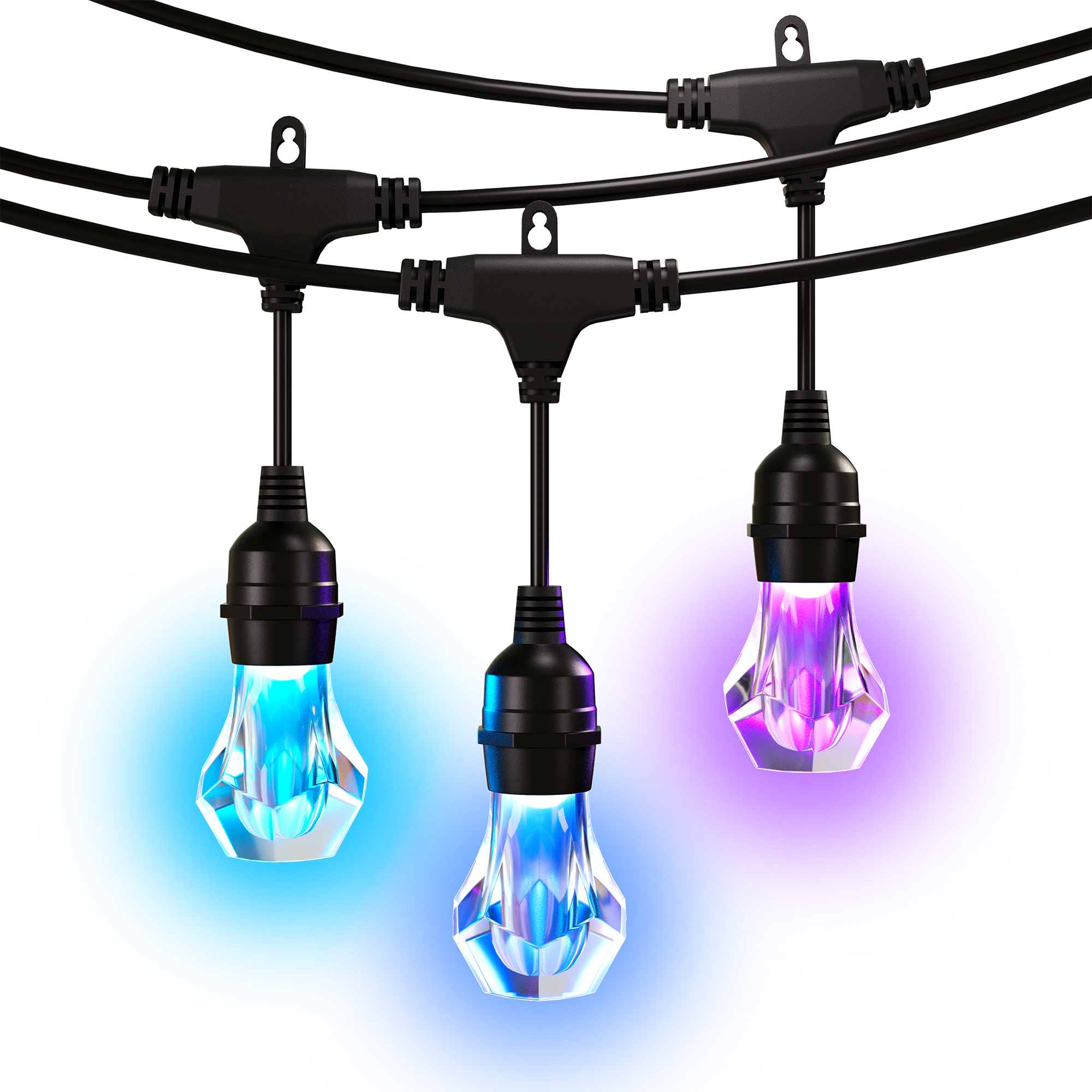 Nanoleaf Matter Smart Multicolour Outdoor String Lights Smarter Kit ...