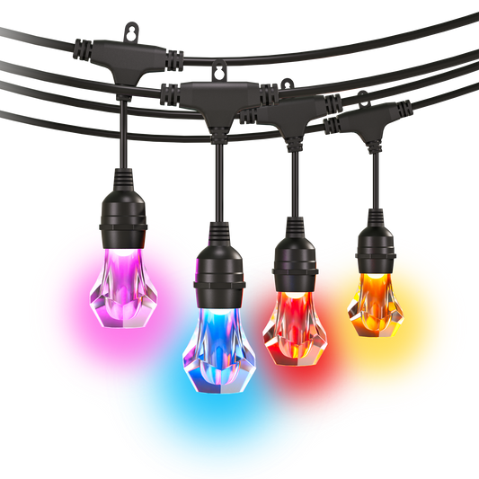 Nanoleaf Matter Smart Multicolour Outdoor String Lights Expansion Pack 49ft (15m)